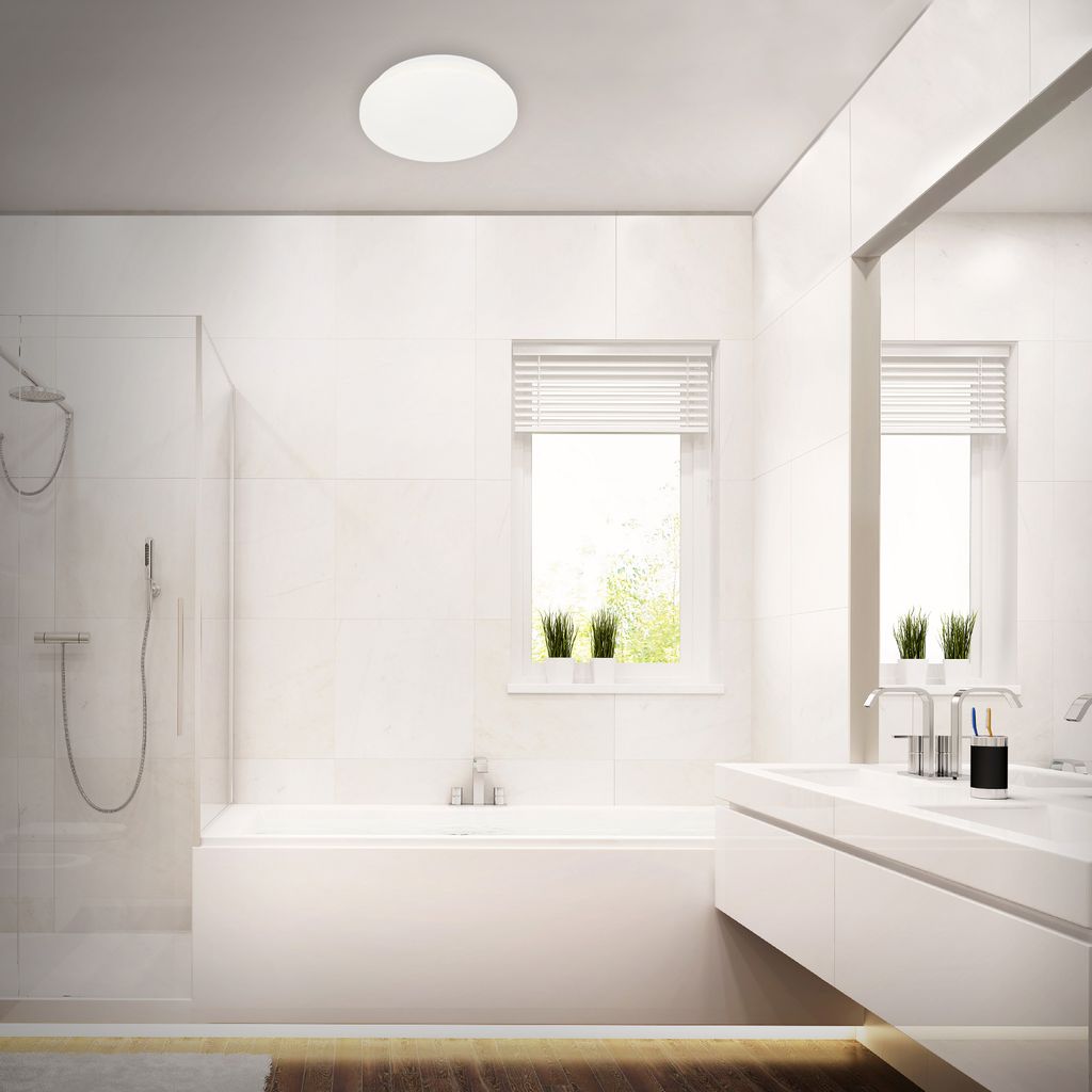 LED Deckenleuchte, Ø 28,8 cm, 12 W, Weiß